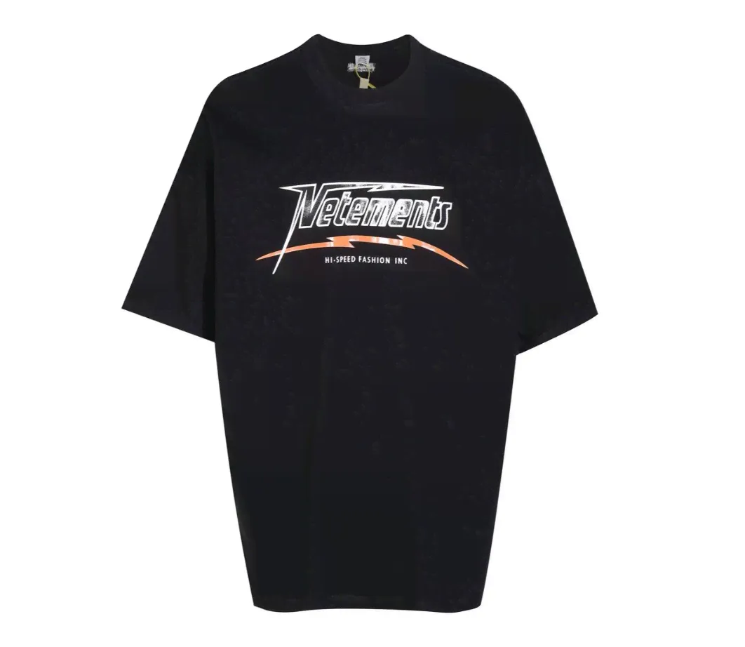 Футболка VETEMENTS Black Hi-Speed T-Shirt Black-0