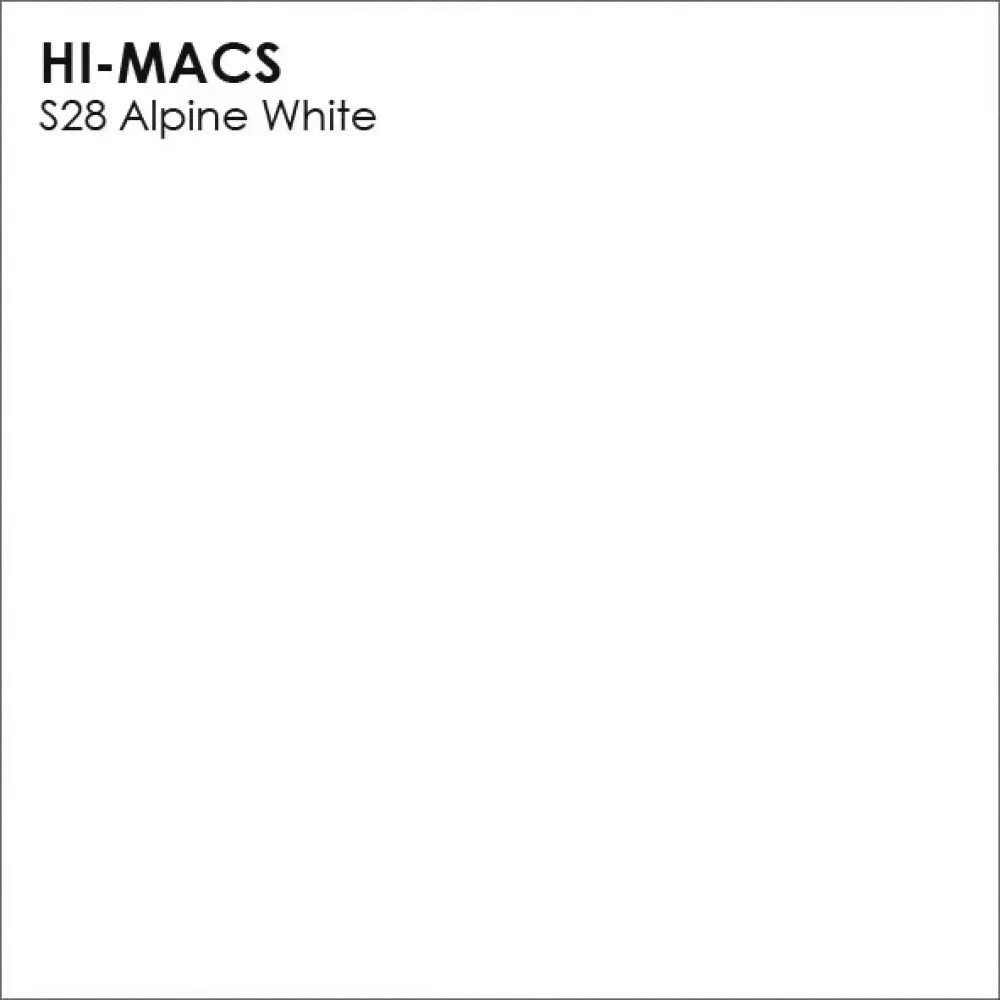 Искусственный камень LG Hi-Macs S28-ALPINE-WHITE
