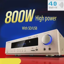 Усилители звука KYYSLB, 800 Вт, Blueteeth, 5,1, 220 В, для домашнего кинотеатра, Ktv, высокая мощность, AV, цифровой Hi-Fi усилитель сабвуфера, аудио (art.: 3920bfb34a776)