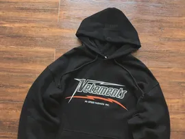 Новые 23SS Hi-Speed ​​Vetements Men Men Women Женщины негабарные черные толстовок VTM.