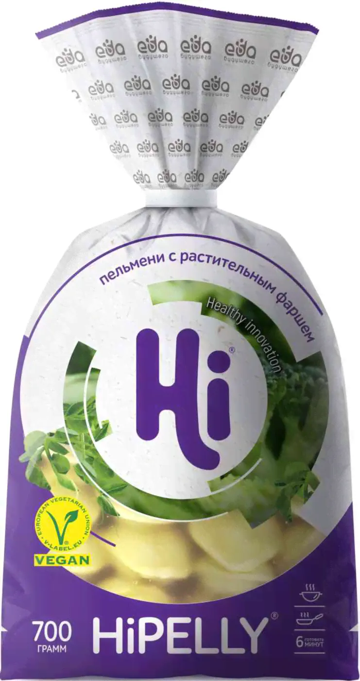 Hi Пельмени растительные замороженные Hipelly (700 гр)-0