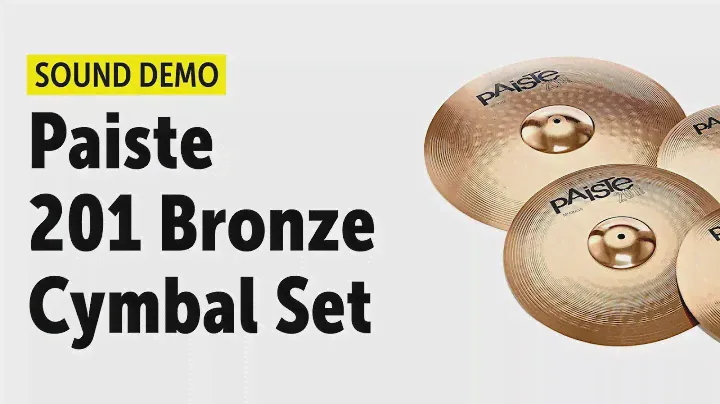 Paiste | 201 Bronze | Cymbal Set | Sound Demo