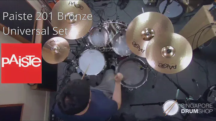 Paiste 201 Bronze Universal Set Demo
